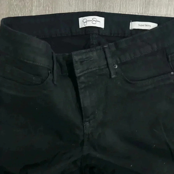 Women’s Jessica Simpson Black Super Skinny Jeans Size 4 27 Inch Waist - Picture 2 of 3